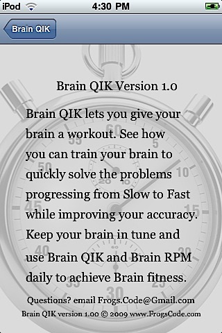 Brain QIK screenshot 4