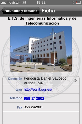 Universidad de Granada screenshot 2