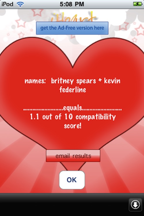 iHeart Love Compatibility Match Calculator Free - Test Your Crush!