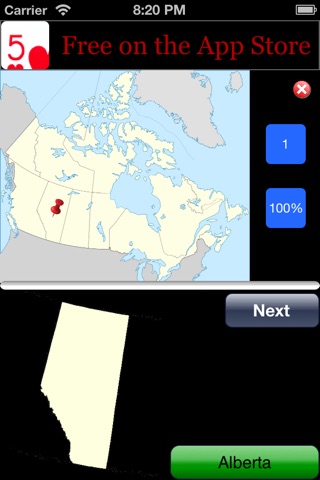 GeoProvinces - Provinces of Canada and Australia screenshot 2