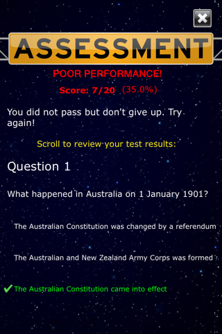 Australia Citizenship Test Lite screenshot 3
