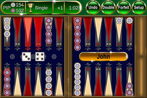 Backgammon Extreme Free - Powerful, Beautiful, Social! screenshot 2