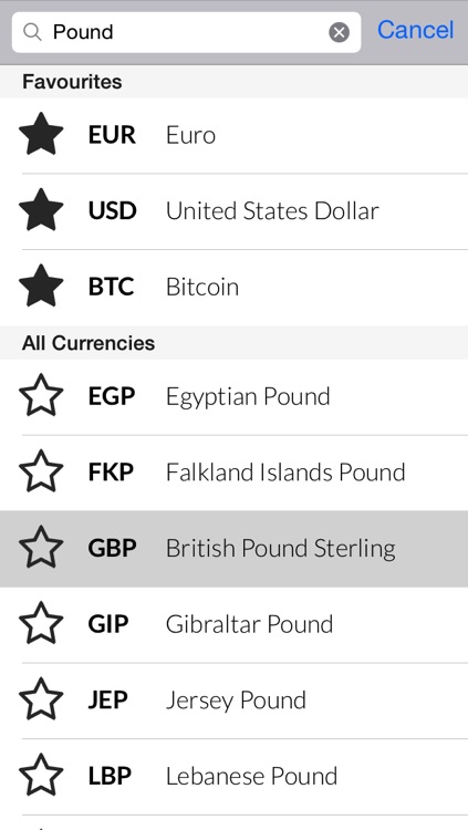 Curry PRO - Currency Converter for multiple international currencies