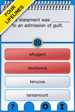 Who is the Smartest? (WITS) Vocabulary screenshot 2