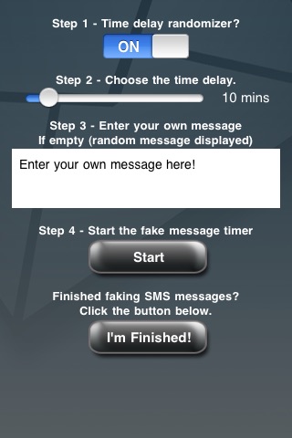 Fake SMS message text screenshot 3