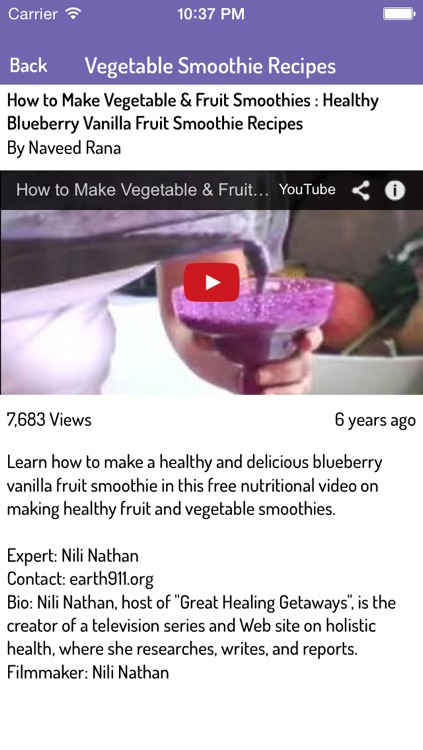 Smoothie Recipes Video Guide: Ultimate Videos of Healthy Smoothie Recipes screenshot-3