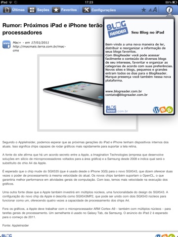 Blog Reader screenshot 4