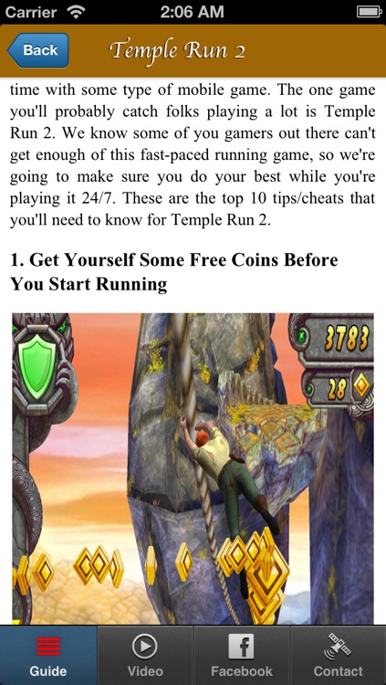 Cheats for Temple Run 2 & Complete Guide and Walkthrought screenshot-3
