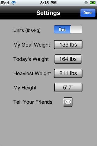 Virtual Weight Loss Model Lite