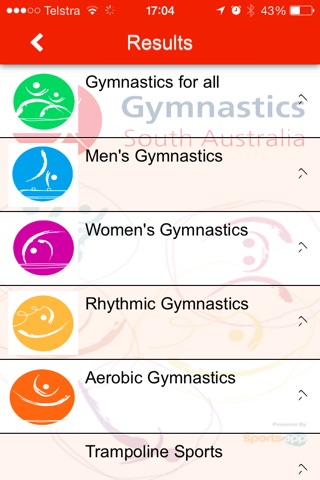 Gymnastics South Australia screenshot 2