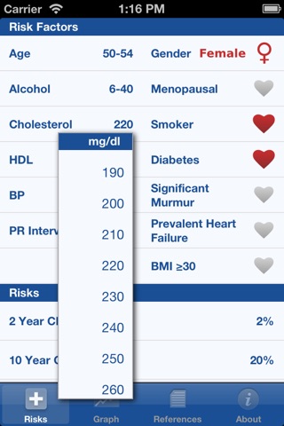 Framingham Risk Factors screenshot 4