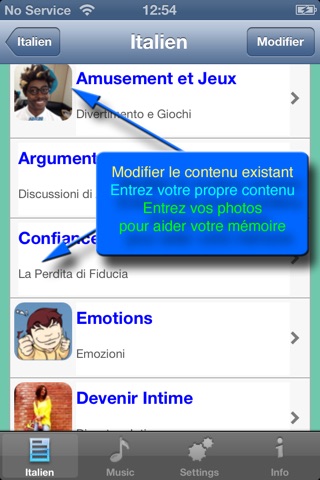 Italien - Talking French to Italian Translator + Phrasebook screenshot 2