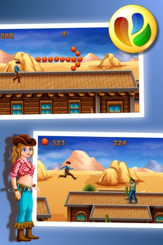 Cowboy Jump and Run Game screenshot 2