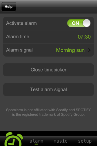 Spotalarm for Spotify and YouTube screenshot 3