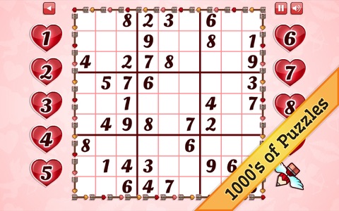 Valentine's Day Sudoku screenshot 2