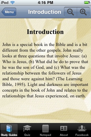 The Gospel of John Bible Study App screenshot 3