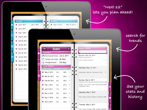 iPeriod Lite HD screenshot 3