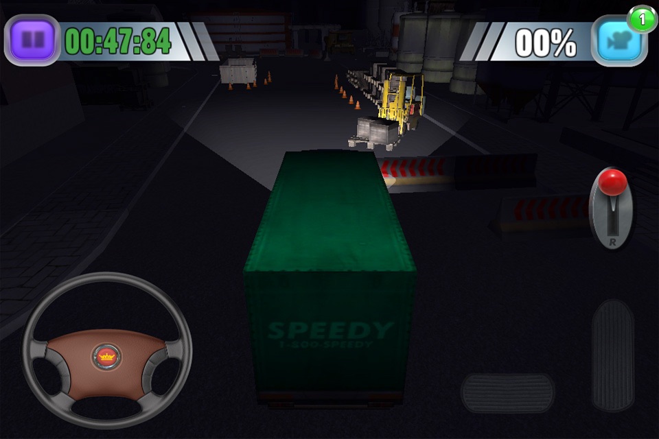TruckSim: 3D Night Parking Simulator screenshot 4