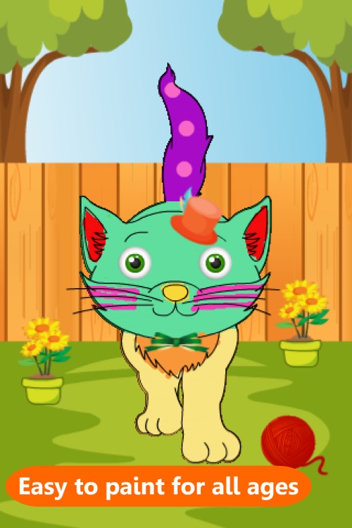 Paint & Dress up your pets - drawing, coloring and dress up game for kids!