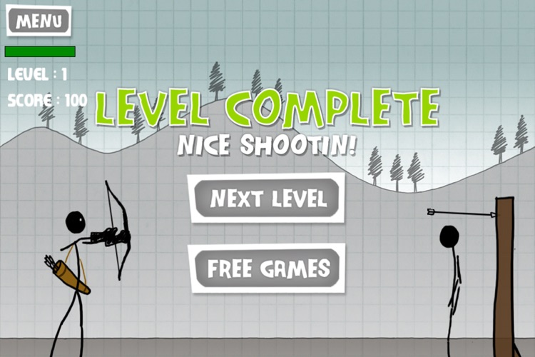 A Stickman Apple Shooting Showdown - Pro screenshot-3