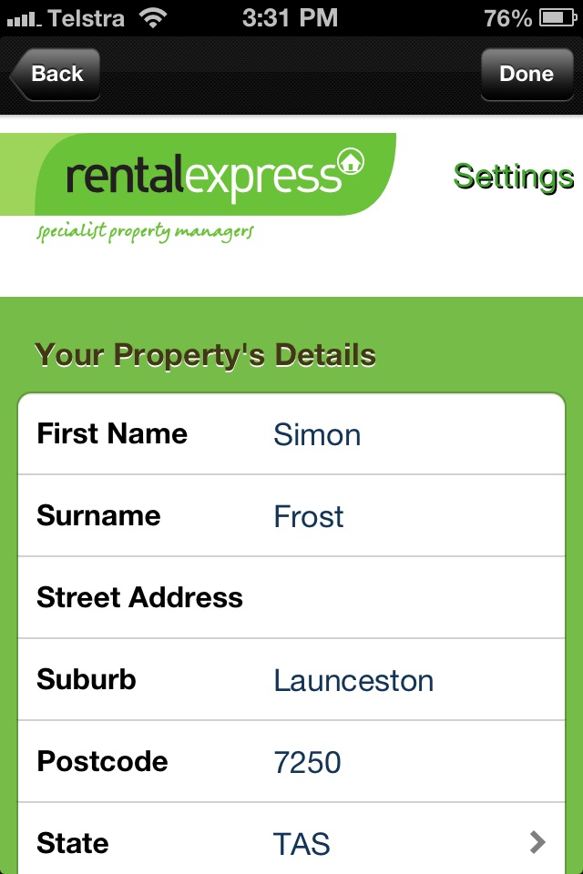 Rental Express screenshot 2