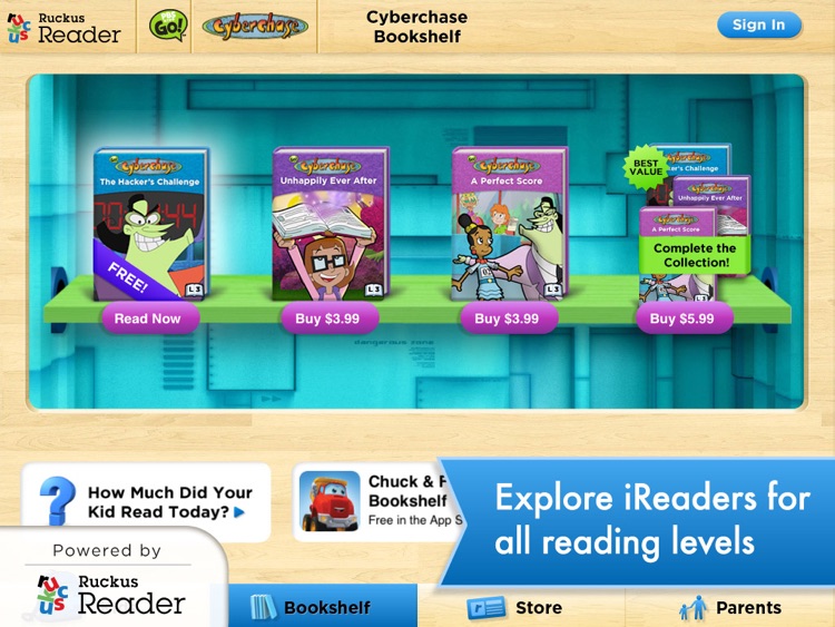 Cyberchase: Ruckus Reader screenshot-4