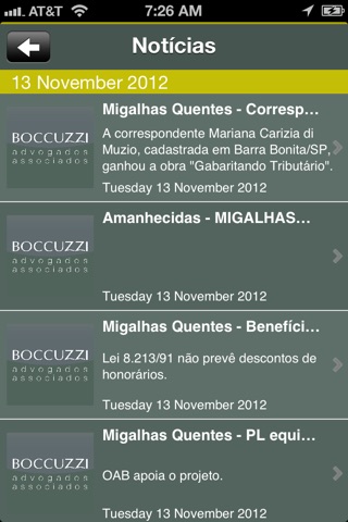 BOCCUZZI ADVOGADOS screenshot 3