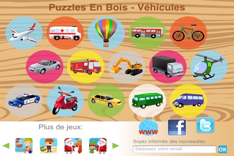 Wood Puzzles Vehicles (Free) screenshot 3