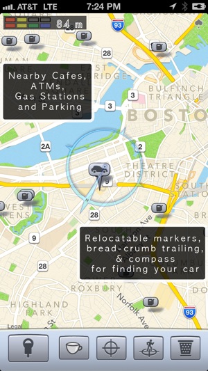 Honk - Find Car, Parking Meter Alarm and Nearby Places(圖3)-速報App