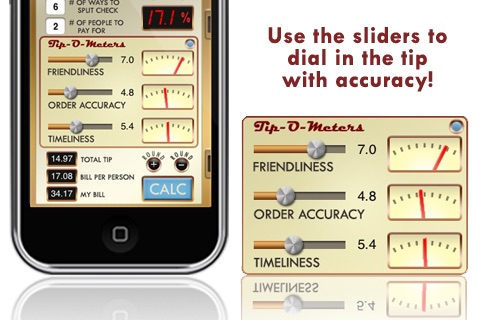 Tip-O-Meter - The Scientific Tip Calculator screenshot 2