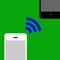 This app enables you to exchange contact information by wireless