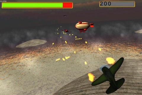 WW2 Fighter 3D - Endure endless waves of planes and blimps! screenshot 3