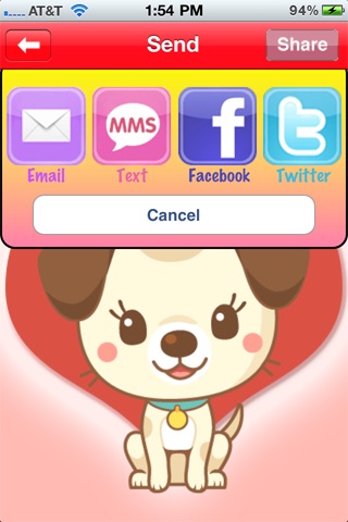 iSnuggle Valentine- send the cutest valentines! screenshot 3