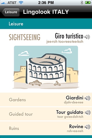 Lingolook ITALY screenshot 3