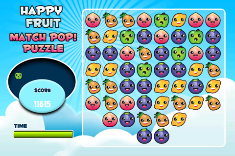 Happy Fruit Match Pop! Puzzle screenshot 4