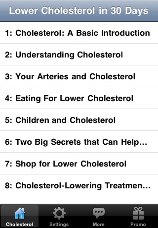Lower Your Cholesterol in 30 Days screenshot 2