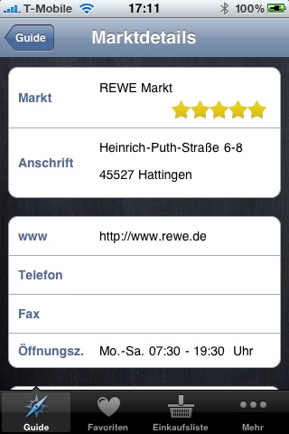 Supermarkt Guide screenshot 3