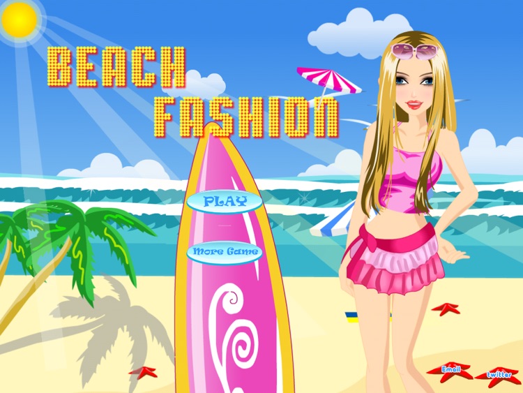 Beach Fashion HD Lite: Dress up and makeup game