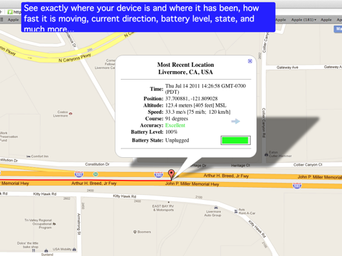 Tracking for iPad - náhled