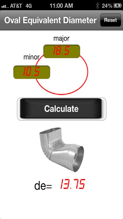 Duct Conversion Calculator