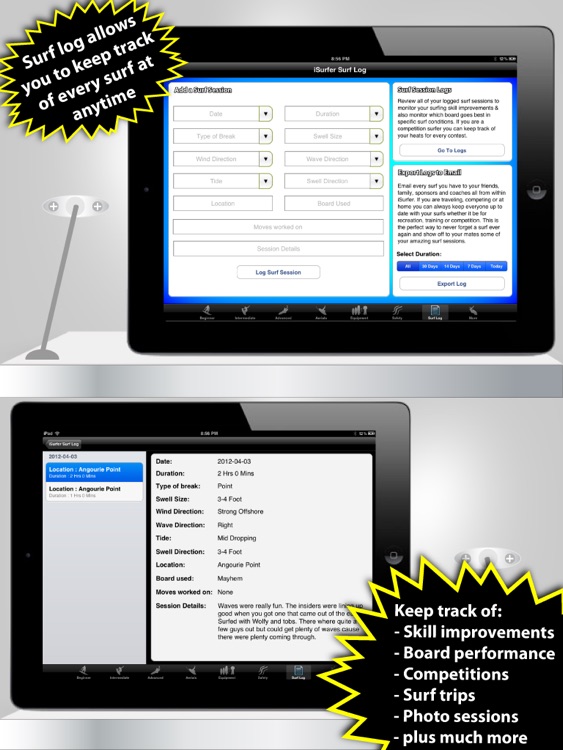 iSurfer - Surfing Coach for iPad