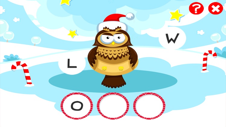 ABC Christmas games for children: Train your spell-ing skills with Xmas animals of the forest! screenshot-3