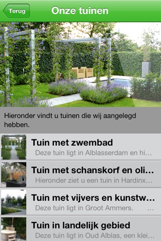 TuinApp Peter Hoek screenshot 4