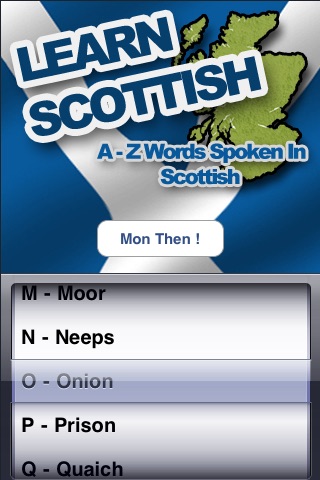 Learn Scottish - A - Z Words Spoken In Scottish screenshot 2