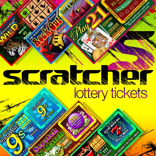 Scratchers - Free Instant Scratch Off Lucky Lottery Tickets iOS App