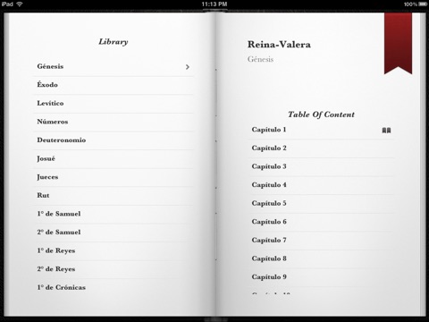 La Biblia  (Reina-Valera versión) for iPad screenshot 2