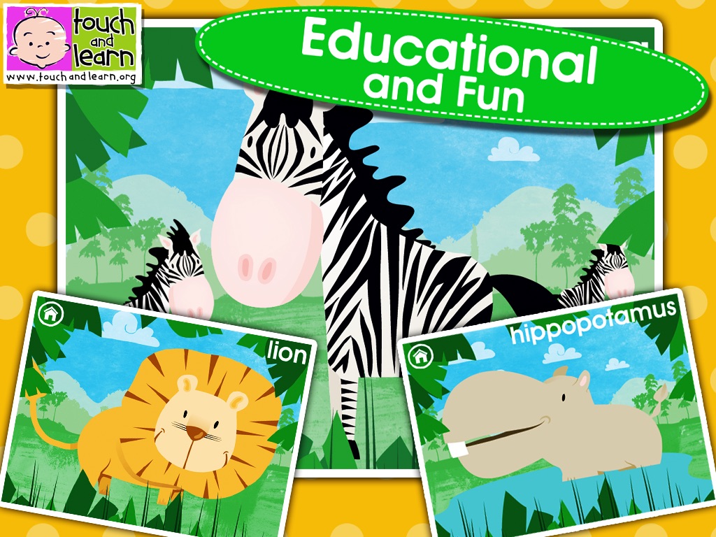 Peekaboo Zoo HD Lite - Who's Hiding? A fun & educational introduction to Zoo Animals and their Sounds - by Touch & Learn screenshot 4