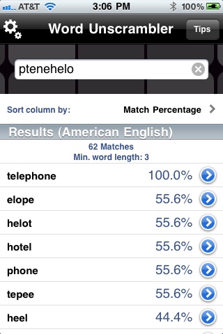Word Unscrambler