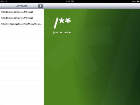 JavaDocReader screenshot 3