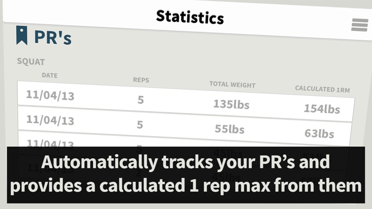 Strength Tracker: Program Tracking for Beginner Weight Lifting screenshot-3